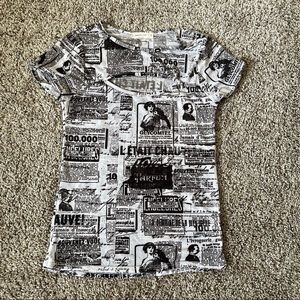 Sheer Magazine Shirt